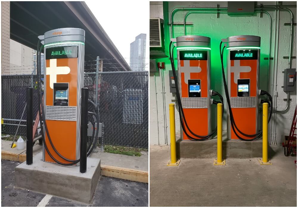 Public electric vehicle charging stations installed on Staten Island 