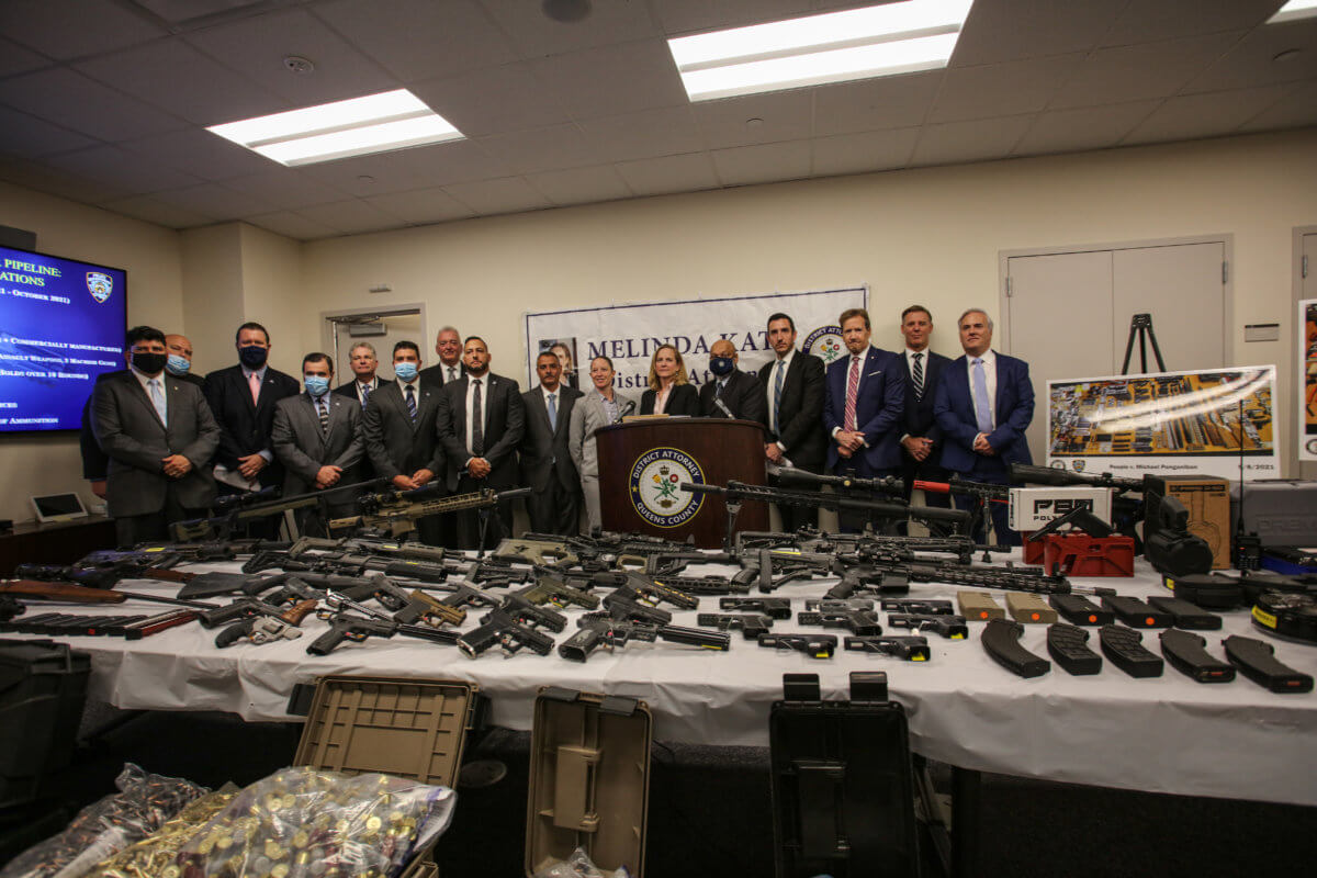 'We will find you': Queens DA, NYPD bust man with arsenal of ghost guns, issue warning to smugglers and sellers 11