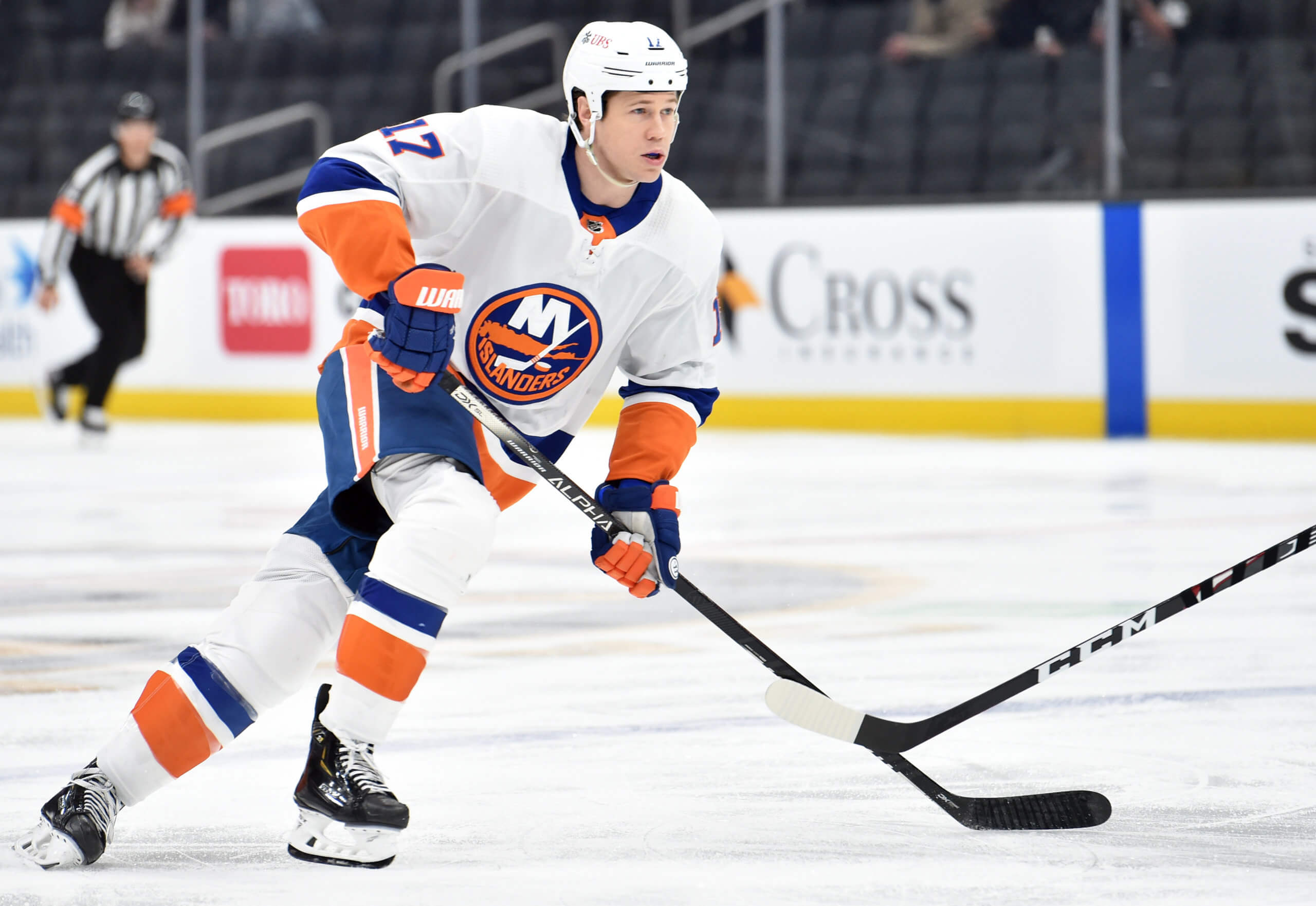 Cal Clutterbuck Casey Cizikas & Matt Martin New York Islanders