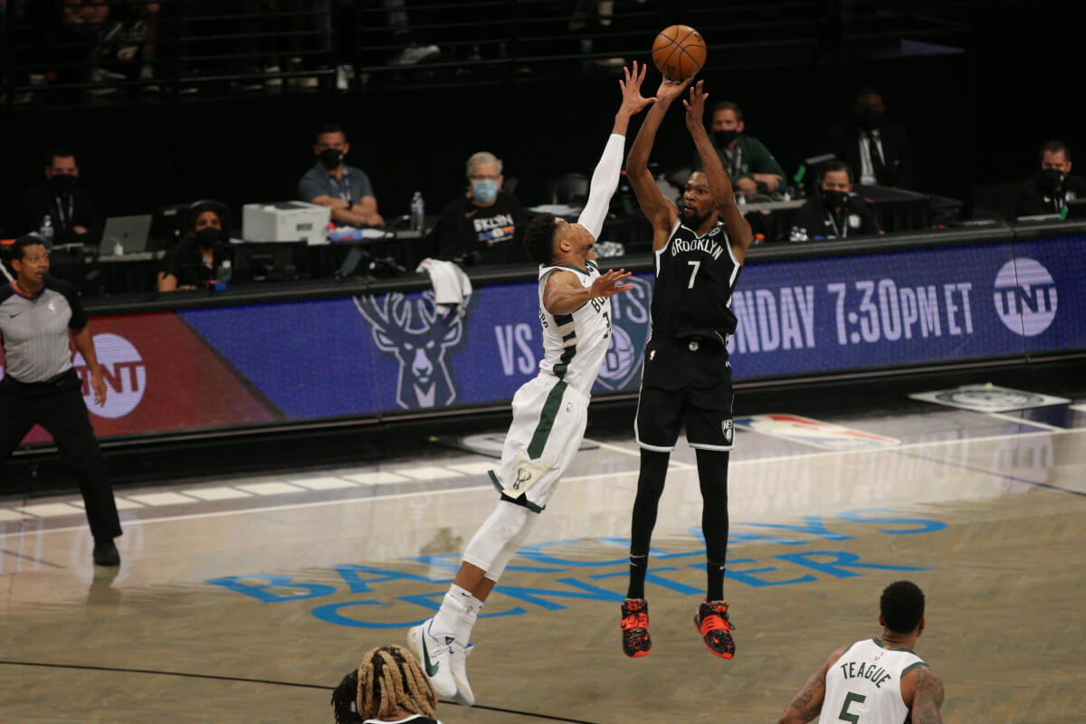 Kevin Durant Giannis Antetokounmpo Nets Bucks NBA preview