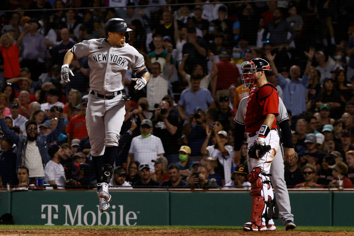 Giancarlo Stanton Yankees Red Sox Wild Card Game preview