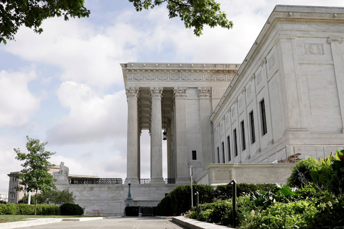 FILE PHOTO: A general view of the U.S. Supreme Court building in Washington