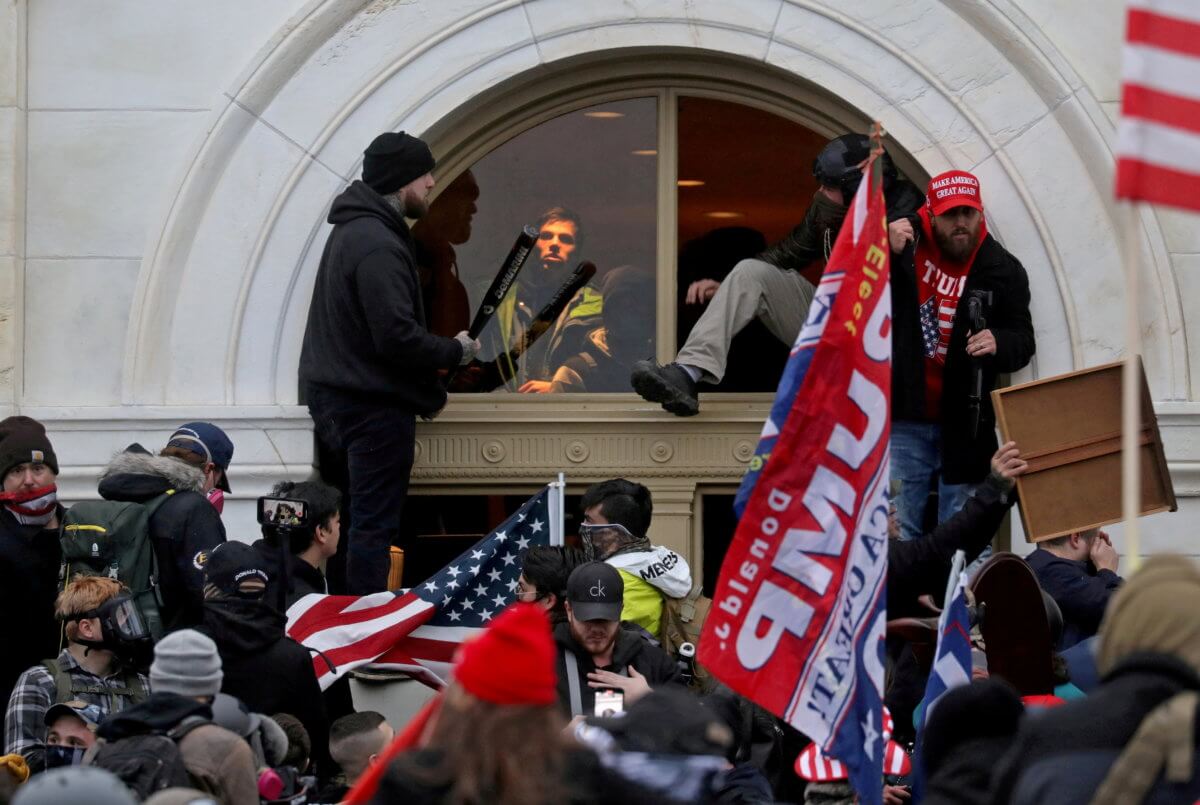 FILE PHOTO: FILE PHOTO: The U.S. Capitol Building is stormed by a pro-Trump mob on Jan. 6, 2021