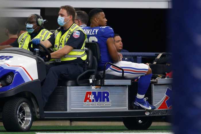 Saquon Barkley injury Giants