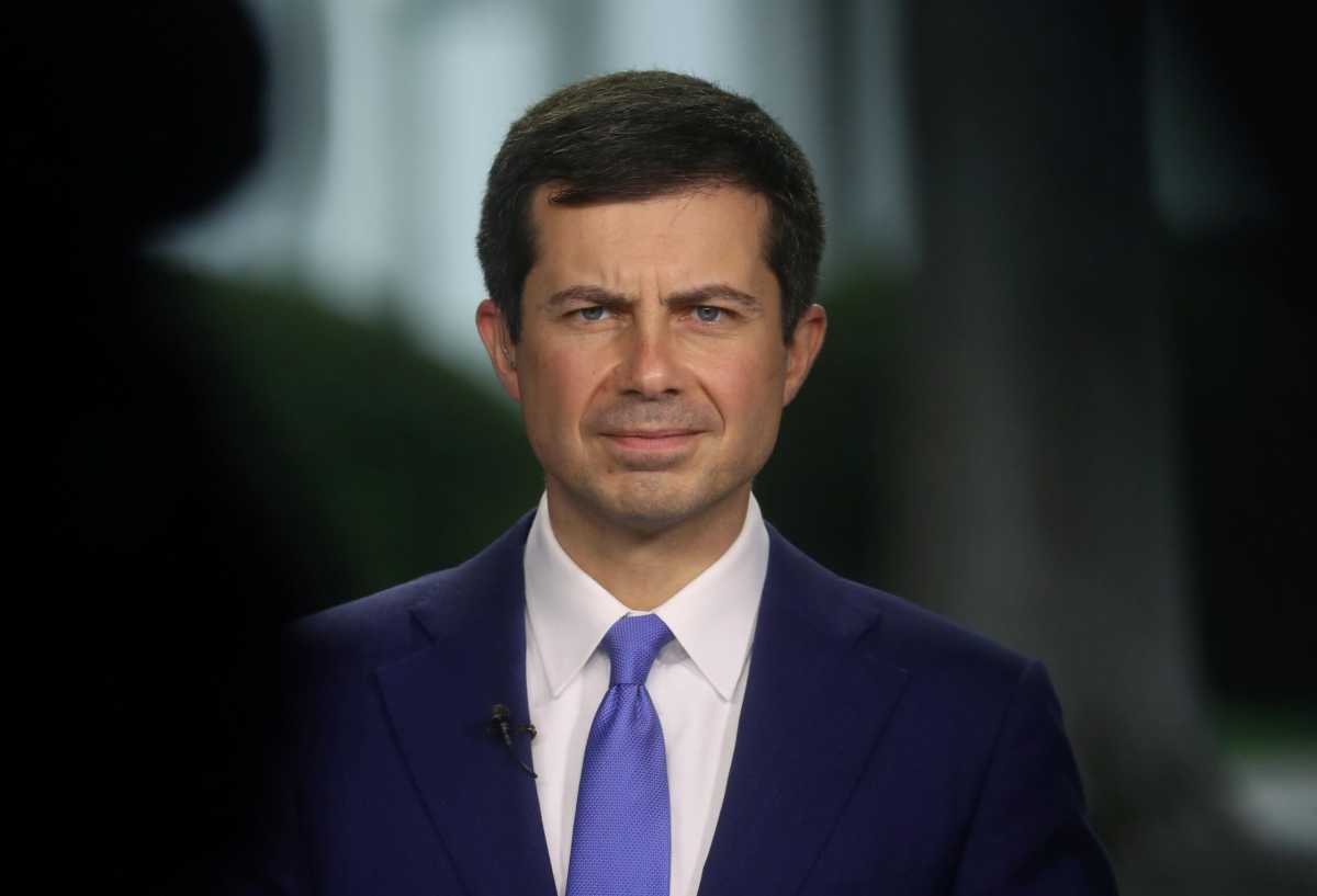 U.S. Secretary of Transportation Pete Buttigieg at the White House
