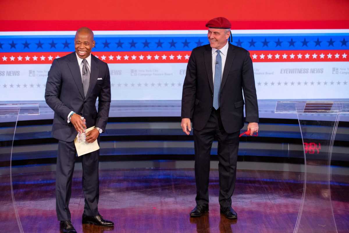 New York City Mayoral debate at the ABC 7 studios in New York
