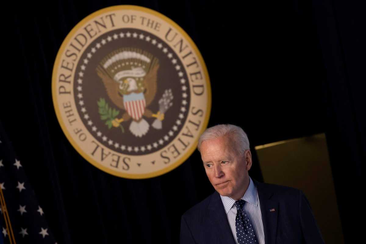 FILE PHOTO: U.S. President Biden delivers update on administration’s coronavirus response from the White House in Washington