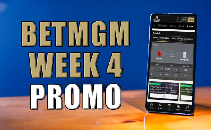 BetMGM NFL Week 4 promos bonuses odds boosts