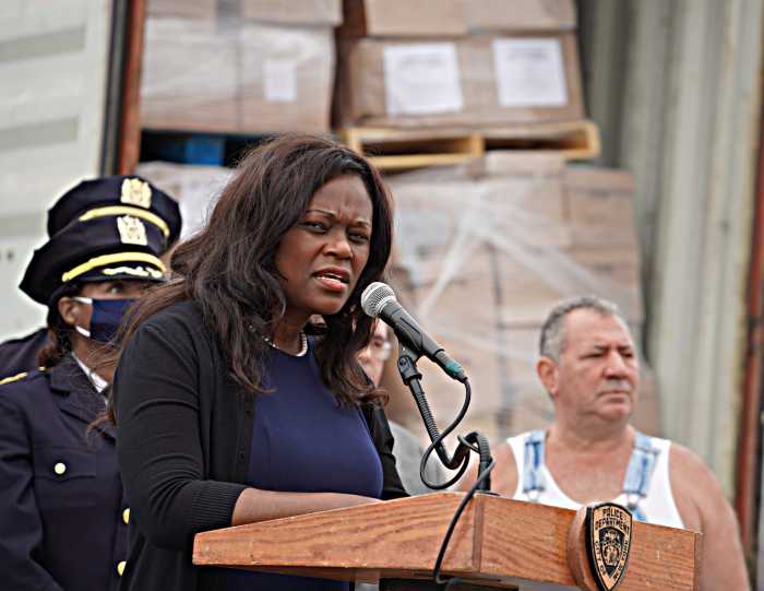 Brooklyn Democratic Party Chair Rodneyse Bichotte Hermelyn endorsed Andrew Cuomo in 2025 mayor's race
