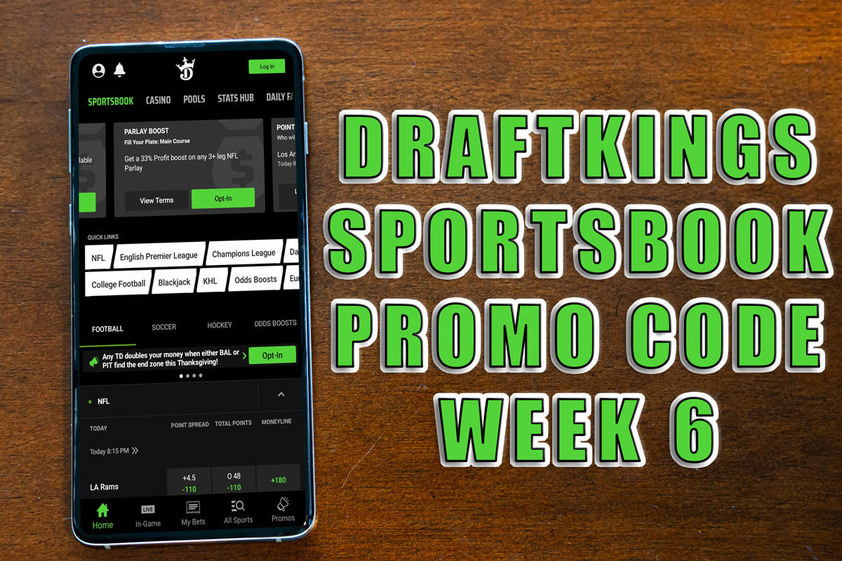 draftkings sportsbook promo code week 6