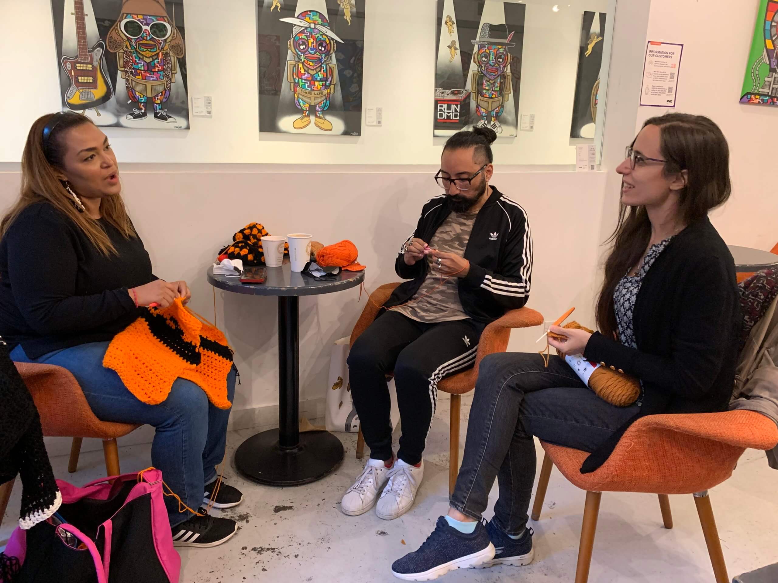 'People don’t know what yarn can do for a community': Yarn-bombers bring joy, color to NYC streets 15