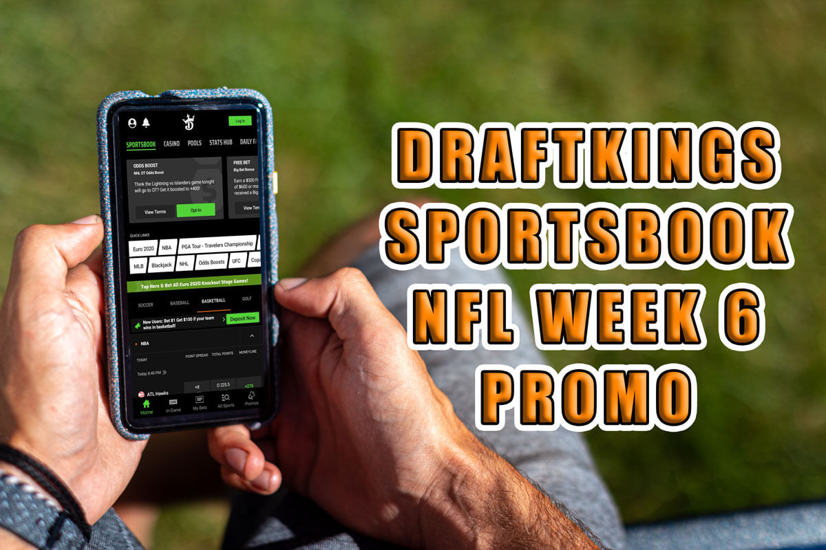 draftkings sportsbook promo nfl week 6