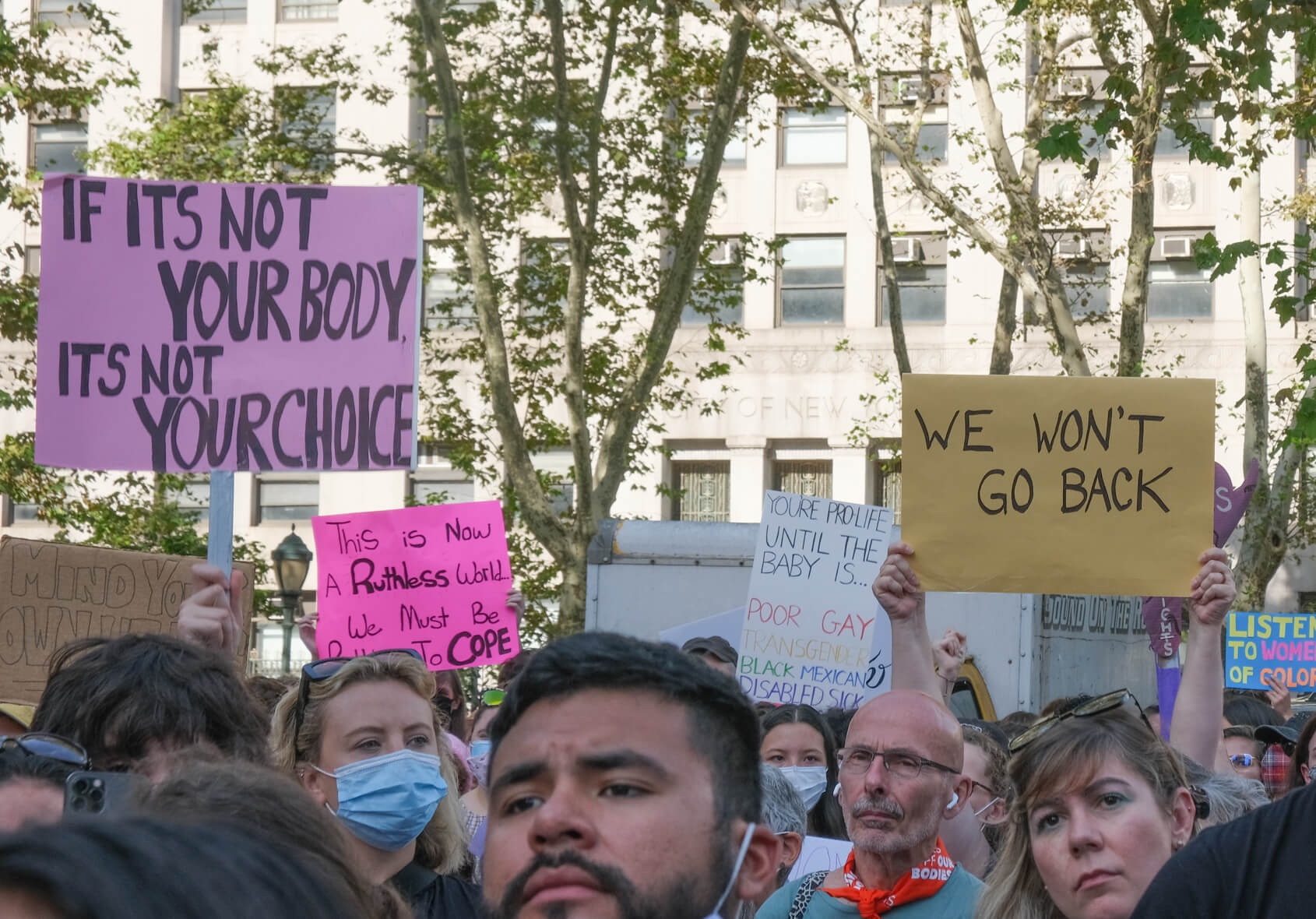New Yorkers protest abortion restrictions in Texas 92