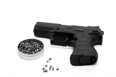 airgun with pellets