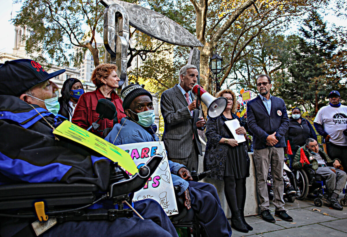 'They're doing God's work' for sinfully low wages: Direct Support Professionals demand essential pay at Manhattan rally 4