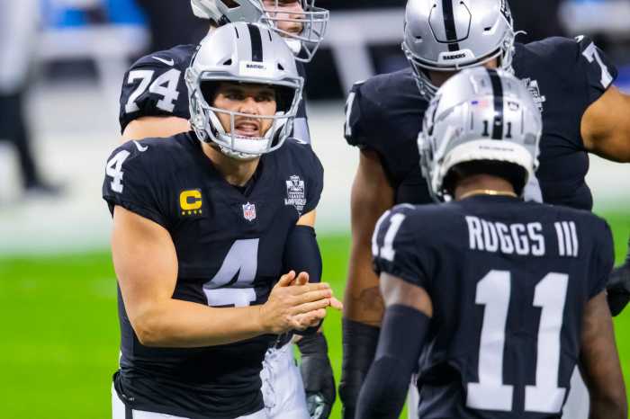Derek Carr Henry Ruggs Giants Raiders