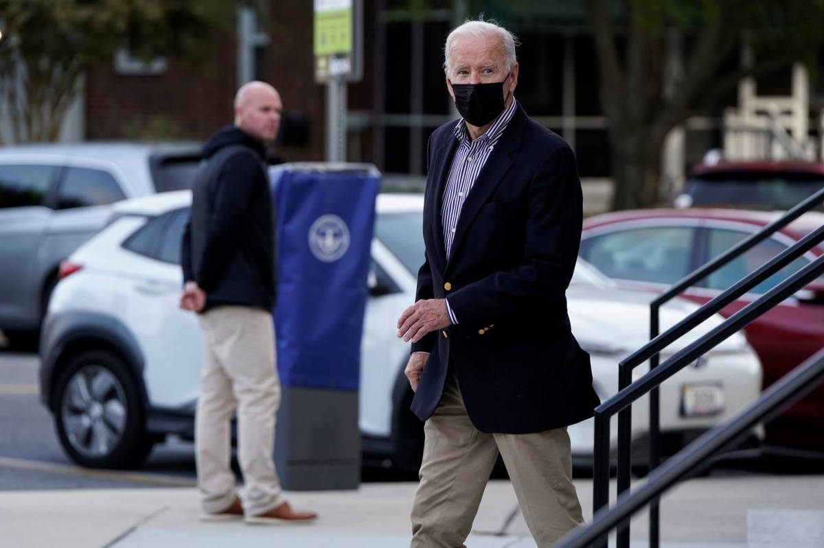 U.S. President Joe Biden attends church in Rehoboth Beach, Delaware