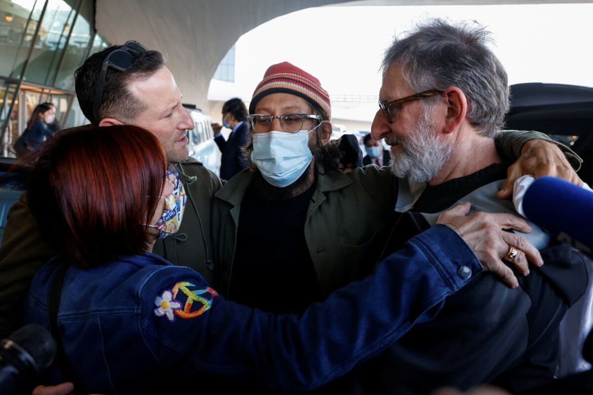American journalist Danny Fenster arrives at JFK International Airport in New York