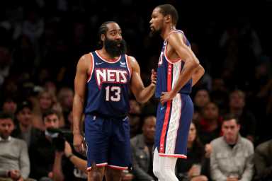 James Harden Kevin Durant Nets