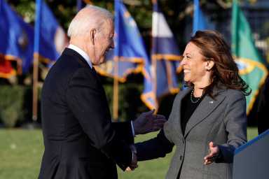 U.S. President Biden signs the “Infrastructure Investment and Jobs Act”, in Washington