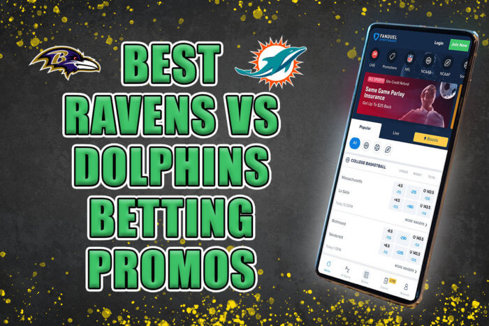 Best Ravens-Dolphins betting promos