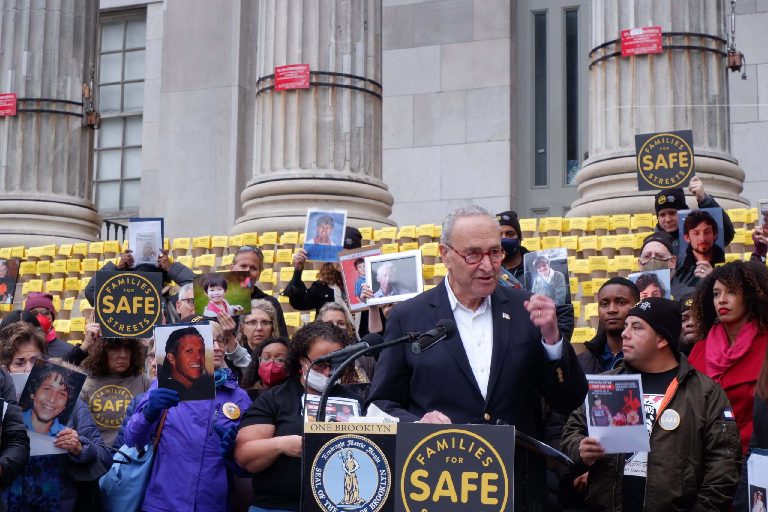 Brooklyn vigil mourns traffic death victims; Mayor-elect Adams wants city to plant 'memorial grove' 5