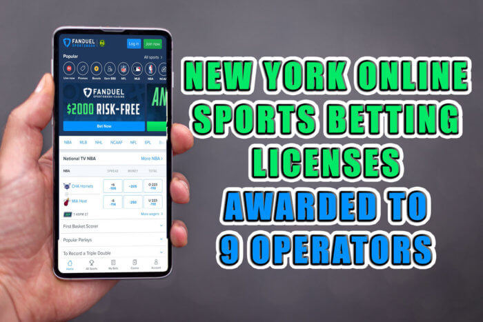 New York online sports betting licenses