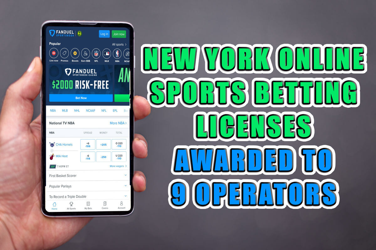 New York online sports betting licenses