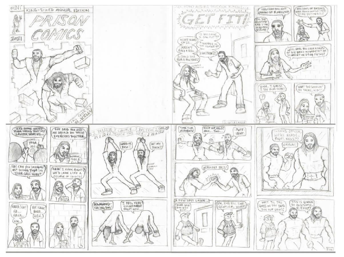 Queens man convicted of threatening to kill Democratic lawmakers seeks mercy of court through weird 'prison comic' featuring R. Kelly 3
