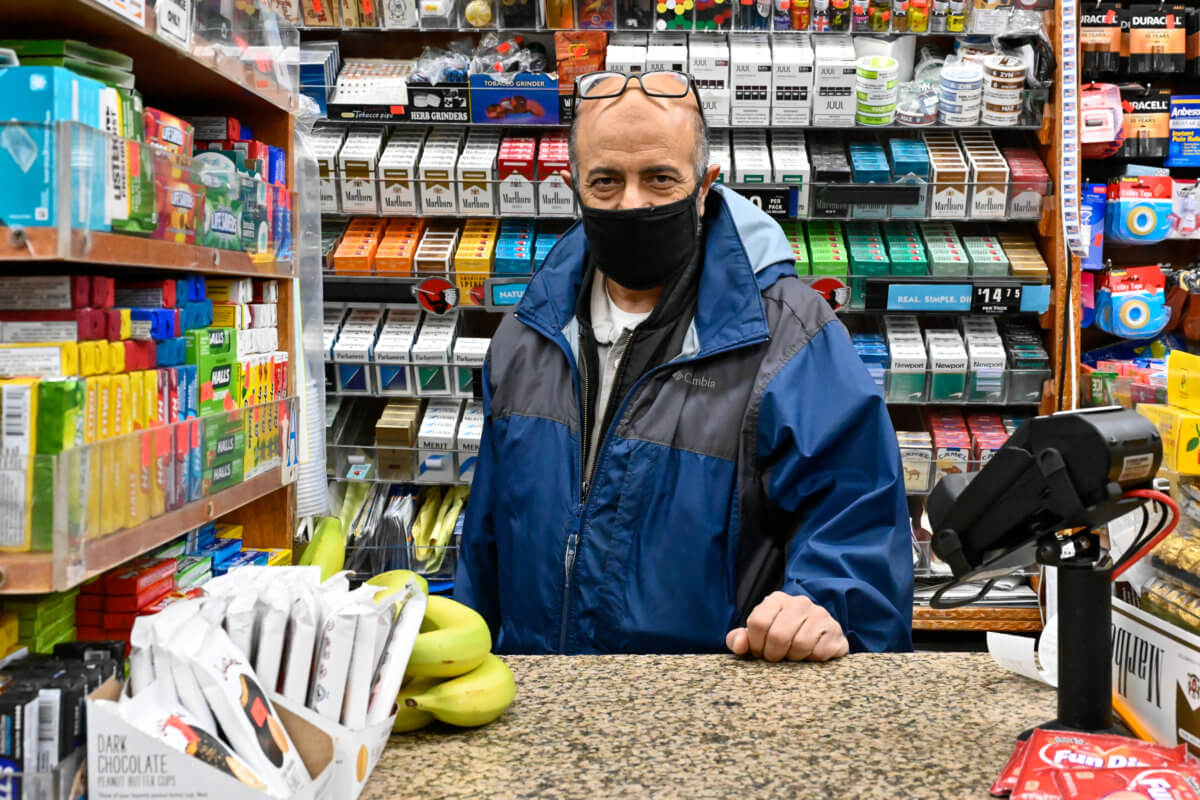 bodega owner talking about grocery delivery apps