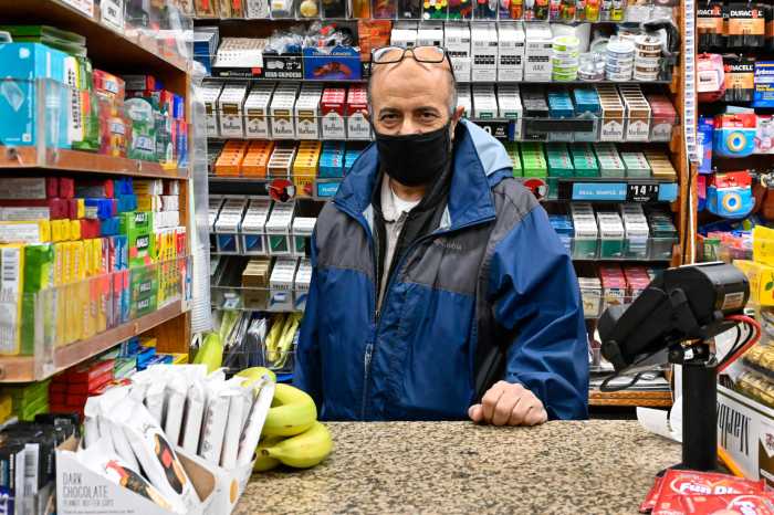 bodega owner talking about grocery delivery apps