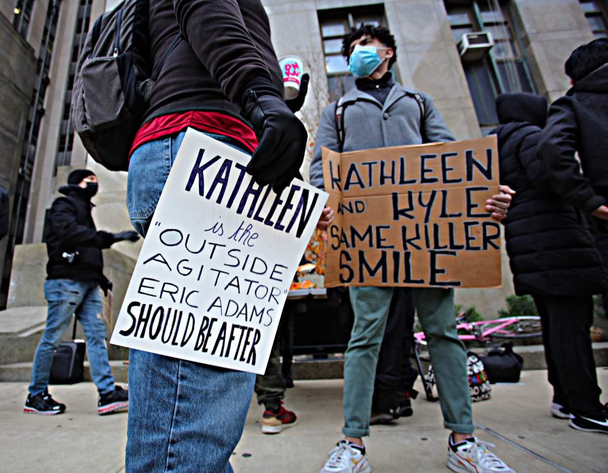 Those in attendance compared Kathleen Casillo to Kyle Rittenhouse