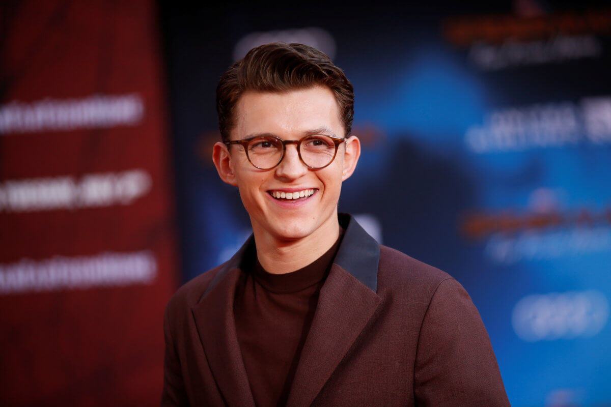 Actor Tom Holland poses at the World Premiere of Marvel Studios’ “Spider-man: Far From Home” in Los Angeles