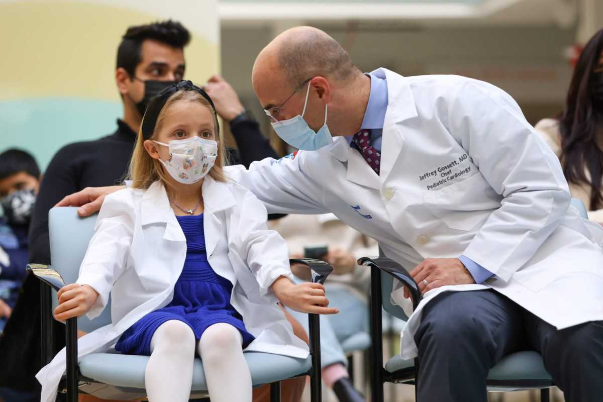 Vaccination against COVID-19 for children aged 5-11 in New Hyde Park, New York