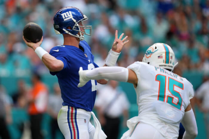 Mike Glennon Giants Dolphins