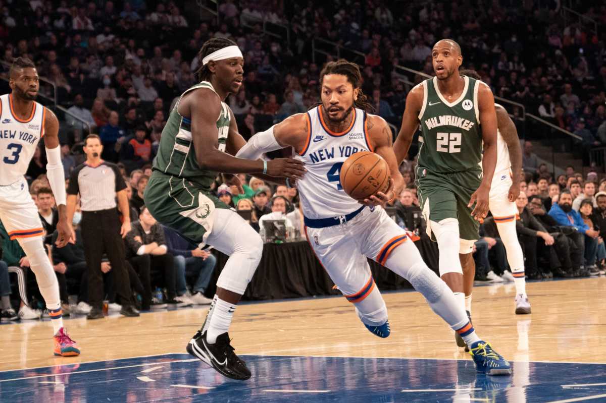 Derrick Rose Knicks Bucks