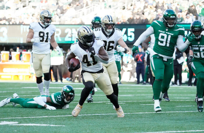 Alvin Kamara Jets Saints