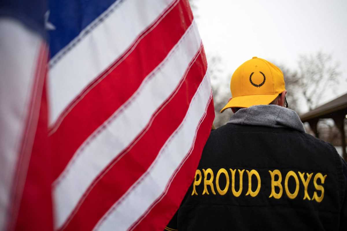 Supporters attend a “Let’s Go Brandon Festival” rally in Brandon Township