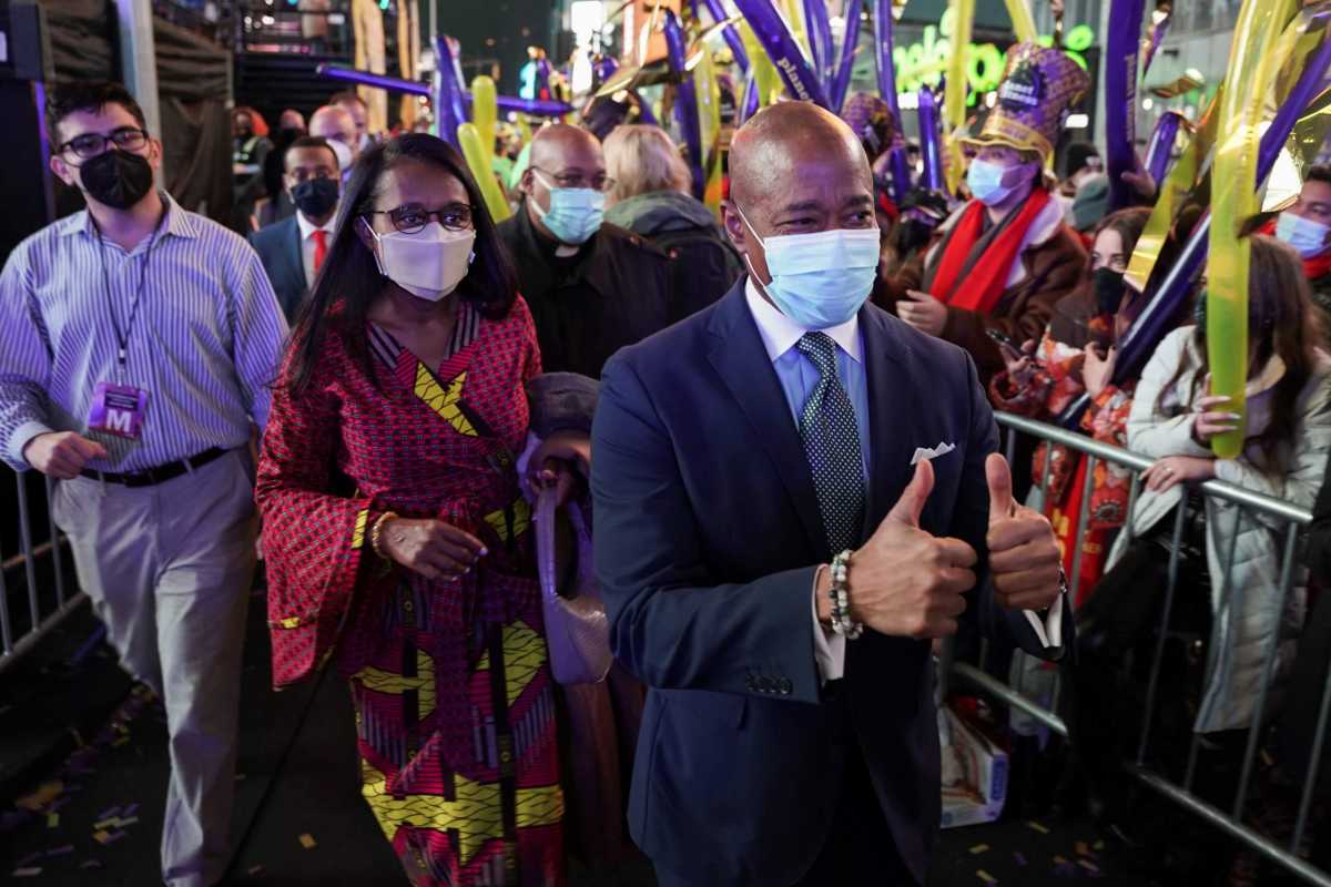 New Year’s Eve celebrations in Times Square, in New York City