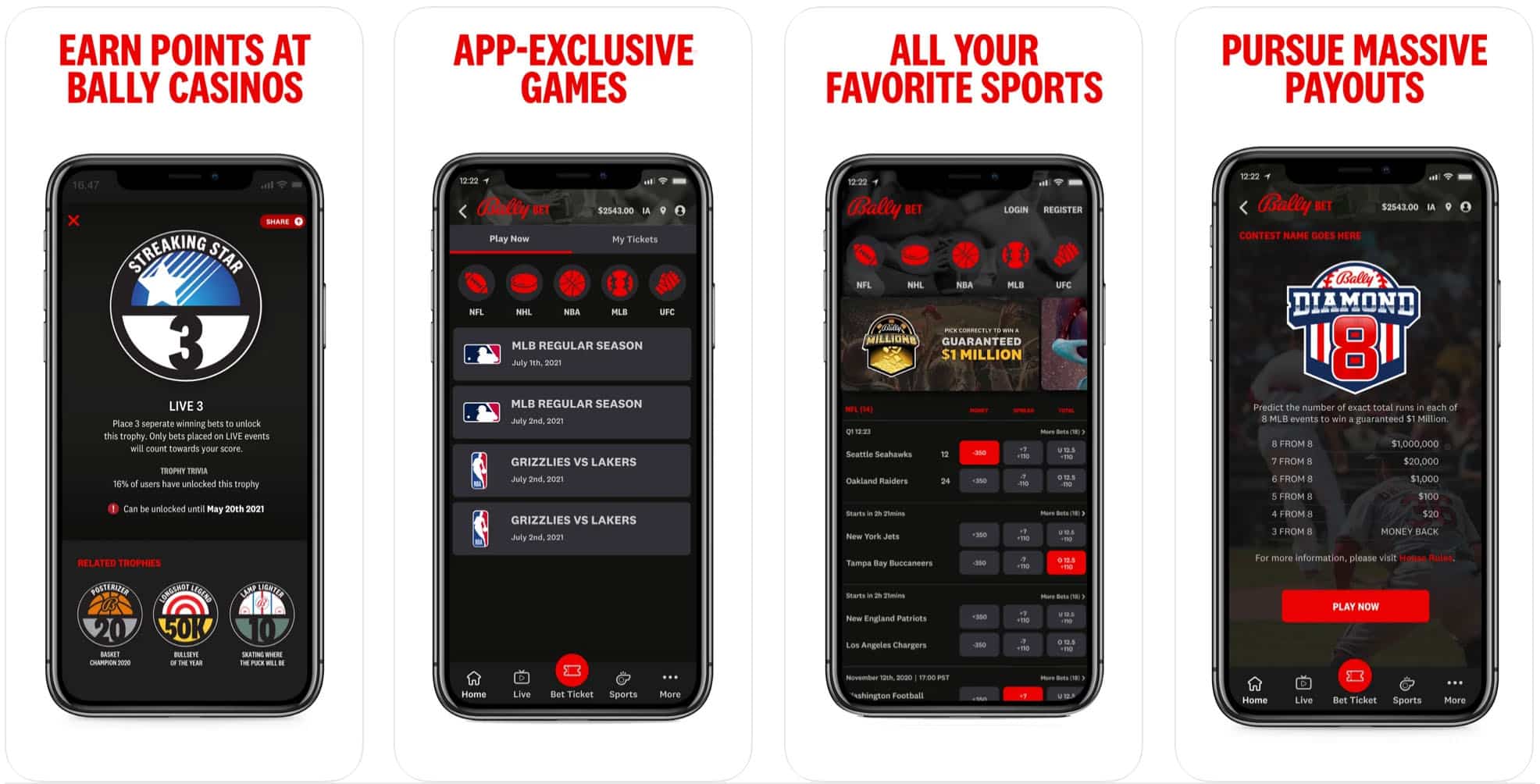 Bally Bet Sportsbook, App Store