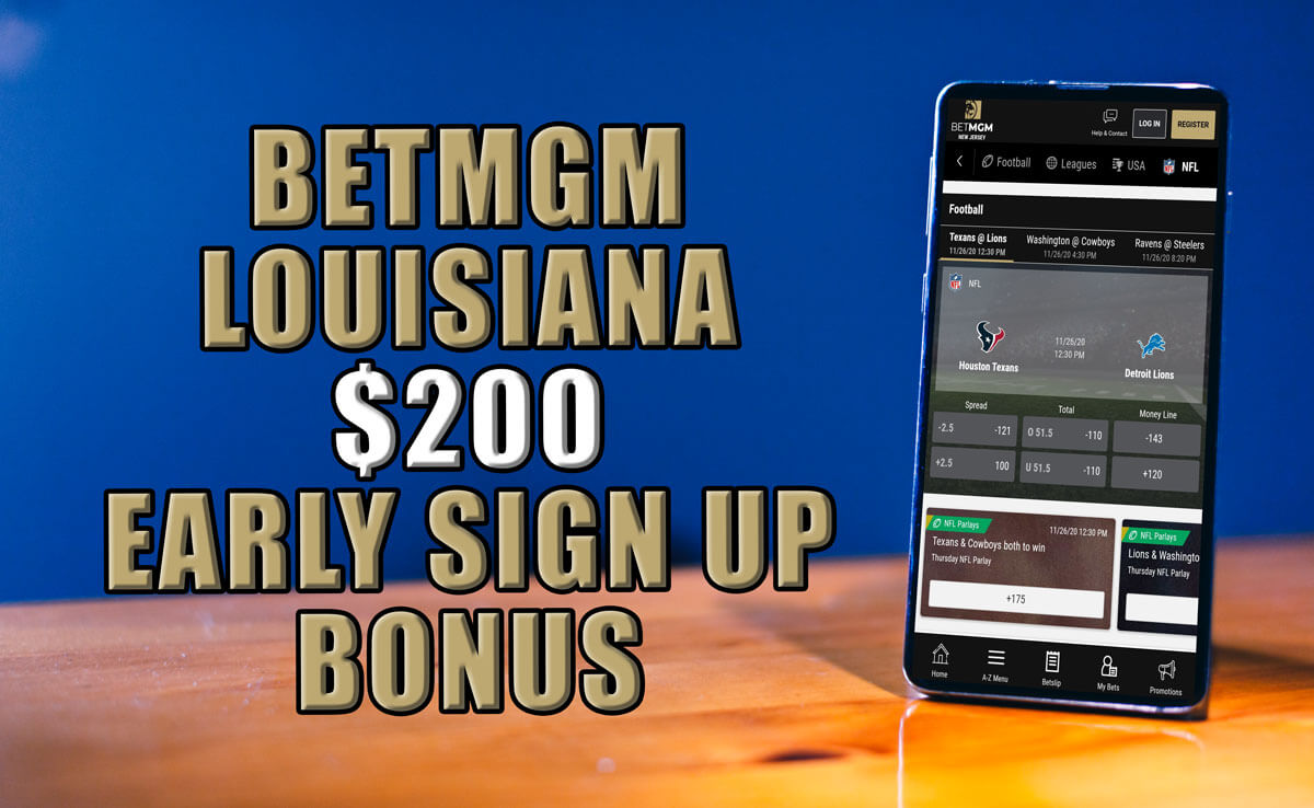 BetMGM Louisiana promo code