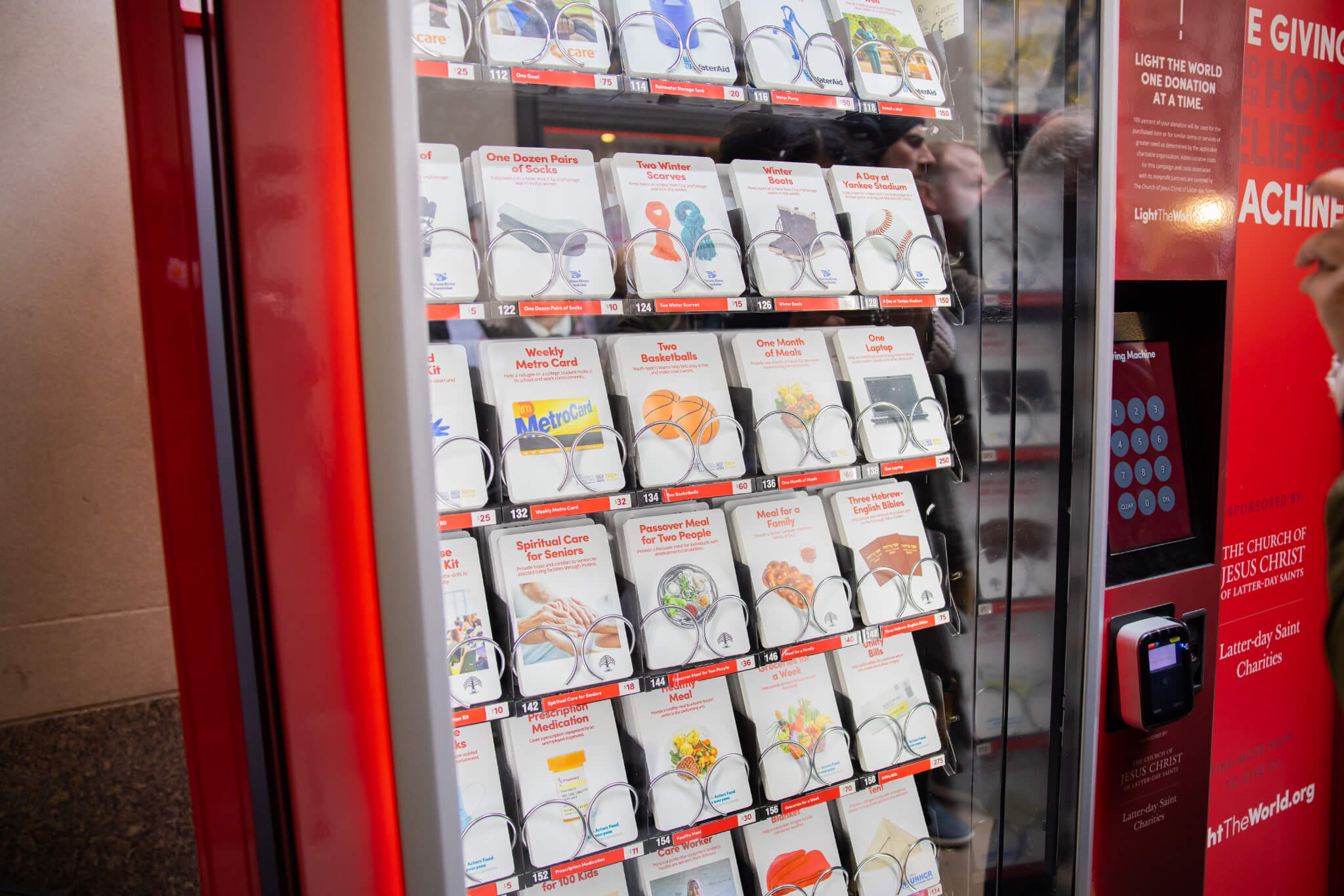 LDS church unveils 'Giving Machines' to help New Yorkers give back to families in need 2