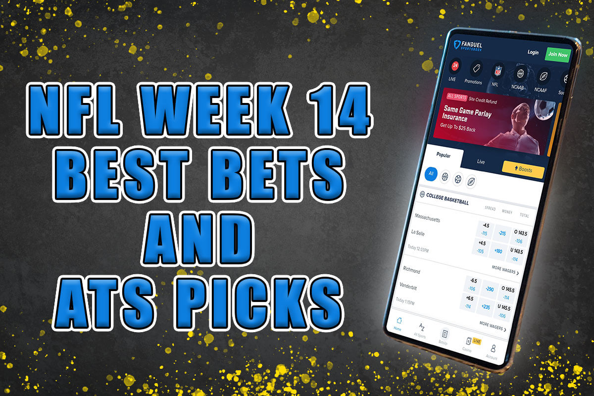 NFL Week 14 best bets, ATS picks