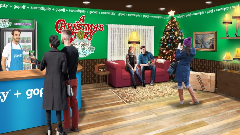 A Christmas Story pop up Soho