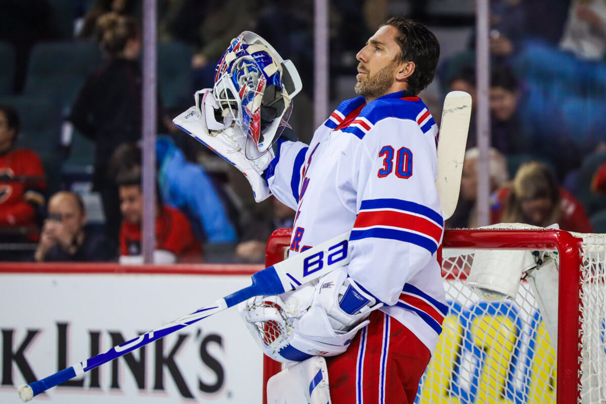 Youth Rangers Henrik Lundqvist Rangers Home Jersey