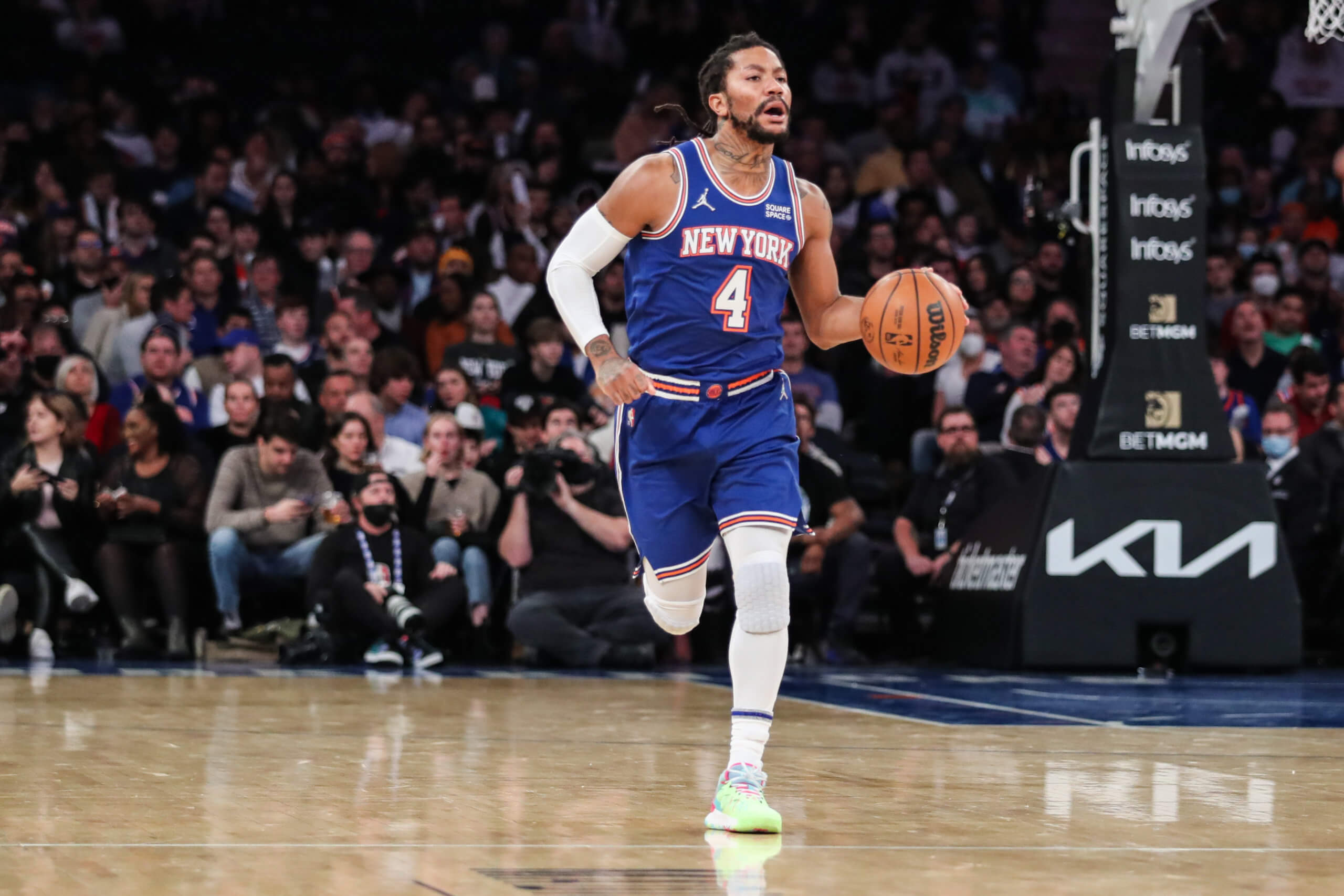 Knicks notes: Derrick Rose progressing well, Cam Reddish playing time already in jeopardy 2 Derrick Rose Knicks