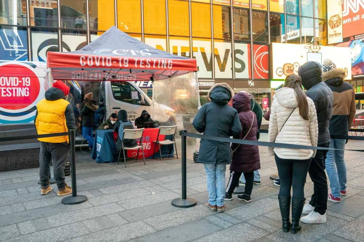 Cold weather hits New York