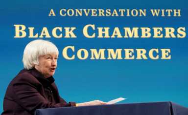 FILE PHOTO: Harris and Yellen host a roundtable on the American Rescue Plan at the White House in Washington