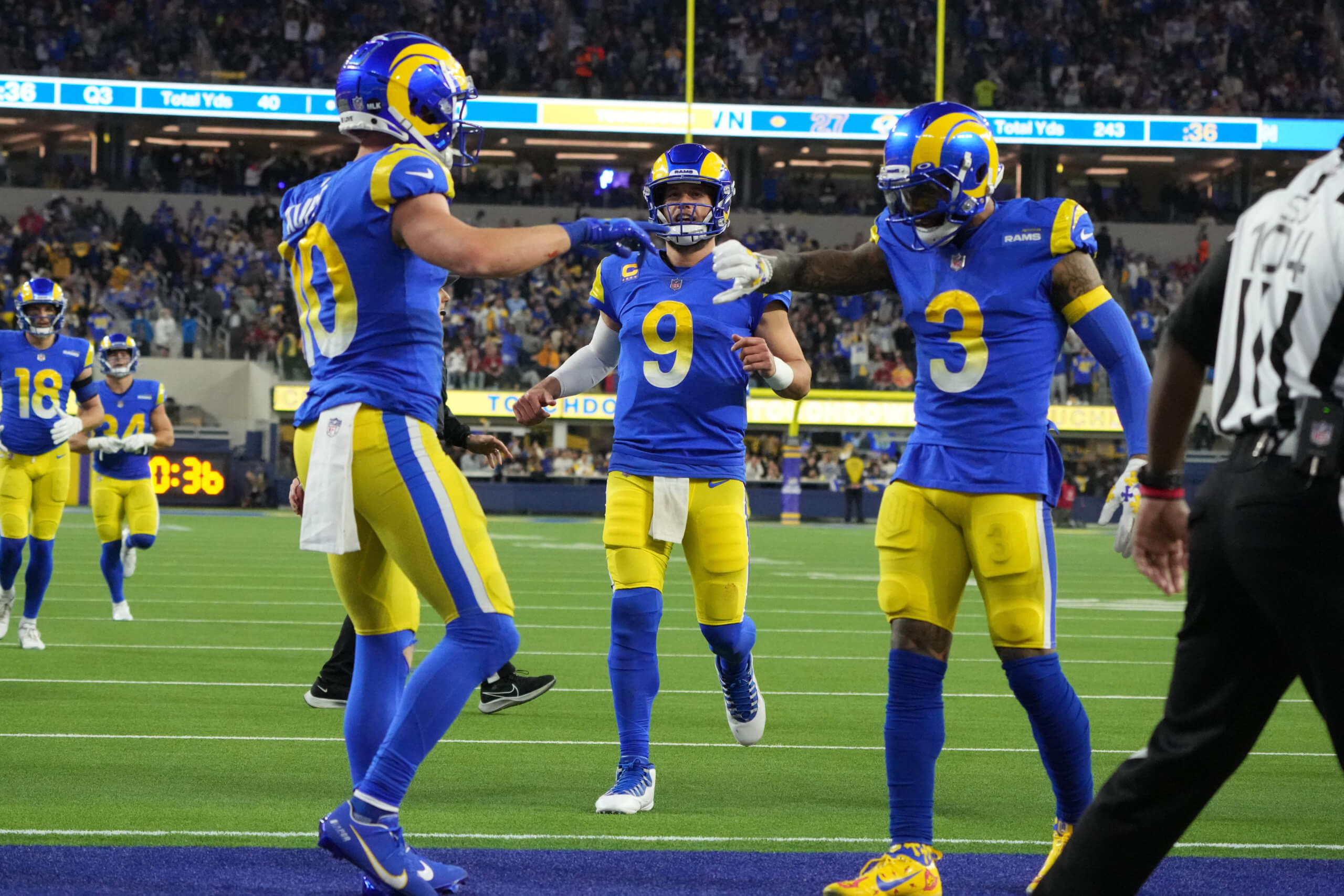 Rams vs. Buccaneers: 2022 NFC Divisional Round preview, odds, promos, more 3 Rams vs. Buccaneers Stafford Kupp Beckham