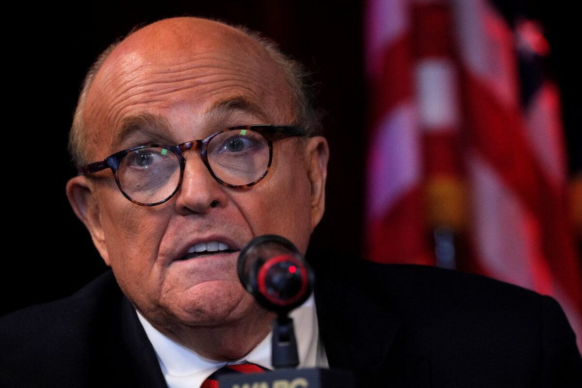 Former NYC Mayor Giuliani speaks about the 20th anniversary of 9/11 attacks in New York City